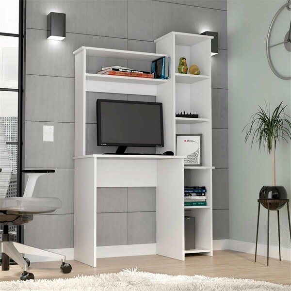 Depot E-Shop Aramis Desk, White DE-ELB5540